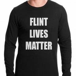 Bewild Flint Michigan Lives Matter Thermal Shirt Say It Loud