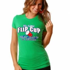Bewild Flip Cup - You're About To Be Schooled Girls T-Shirt