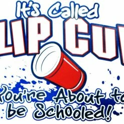 Bewild Flip Cup - You're About To Get Schooled Hoodie Cool Funny & Offensive