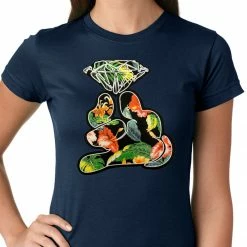 Bewild Floral Cartoon Diamond Hand Girls T-shirt 20 Bewild Floral Cartoon Diamond Hand Girls T-shirt