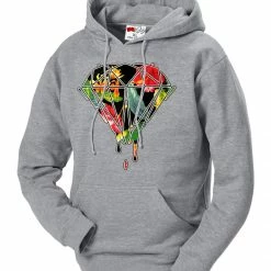 Bewild Floral Dripping Diamond Adult Hoodie