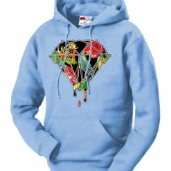 Bewild Floral Dripping Diamond Adult Hoodie