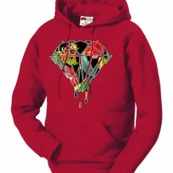Bewild Floral Dripping Diamond Adult Hoodie