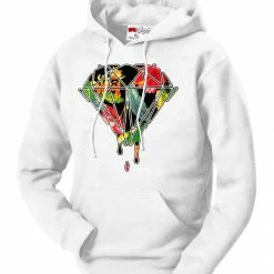 Bewild Floral Dripping Diamond Adult Hoodie