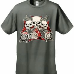 Bewild Flying Skulls Of Death Men's T-Shirt