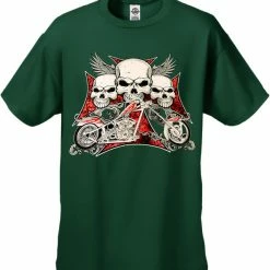 Bewild Flying Skulls Of Death Men's T-Shirt