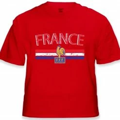 Bewild France Vintage Shield International Mens T-Shirt Nationality & Ethnic
