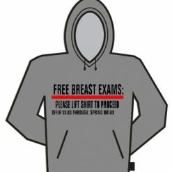 Bewild Free Breast Exams Hoodie Cool Funny & Offensive