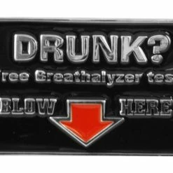Bewild Free Breathalyzer Tests Belt Buckle With FREE Leather Belt
