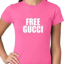 Bewild Free Gucci Guwop Ladies T-shirt Hip-Hop Inspired Clothing