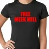 Bewild Free Meek Mill Hip Hop Ladies T-shirt