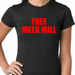 Bewild Free Meek Mill Hip Hop Ladies T-shirt