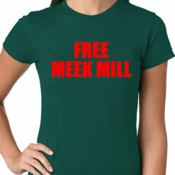 Bewild Free Meek Mill Hip Hop Ladies T-shirt