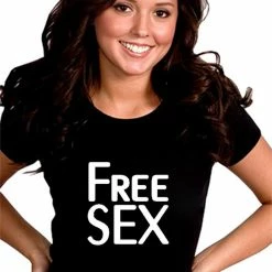 Bewild Free Sex Girls T-Shirt Cool Funny & Offensive