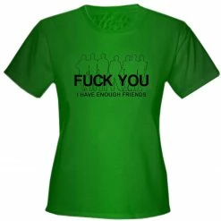 Bewild Fu*k You. I Have Enough Friends Girls T-Shirt Cool Funny & Offensive 12 Bewild Fu*k You. I Have Enough Friends Girls T-Shirt Cool Funny & Offensive