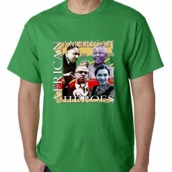 Bewild Full Color African American Heroes Mens T-shirt