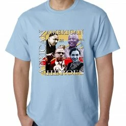 Bewild Full Color African American Heroes Mens T-shirt