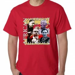 Bewild Full Color African American Heroes Mens T-shirt