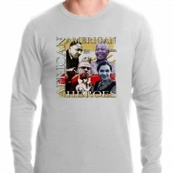 Bewild Nationality & Ethnic Full Color African American Heroes Thermal Shirt