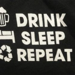 Bewild Men's Boxers Fun Boxer - Drink Sleep Repeat Boxer Shorts