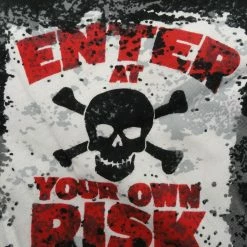 Bewild Men's Boxers Fun Boxer - Enter At Your Own Risk Boxer Shorts