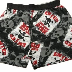Bewild Men's Boxers Fun Boxer - Enter At Your Own Risk Boxer Shorts