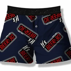 Bewild Fun Boxers - Beer 30 Boxer Shorts Men's Boxers