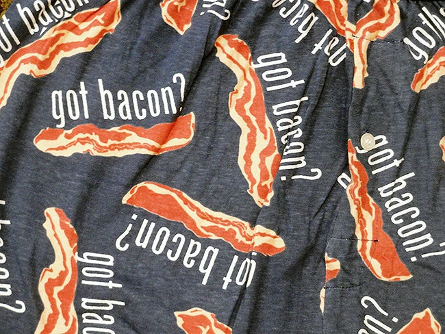 Bewild Men's Boxers Fun Boxers - Got Bacon Boxer Shorts 5 Bewild Men's Boxers Fun Boxers - Got Bacon Boxer Shorts