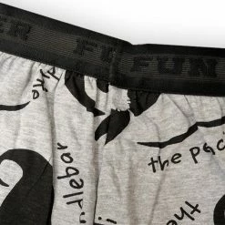 Bewild Fun Boxers - 'Staches Men's Boxer Shorts (Gray)