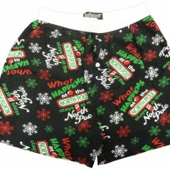 Bewild Fun Boxers - What Happens In The North Pole Stays In The North Pole Funny Boxer Shorts Men's Boxers