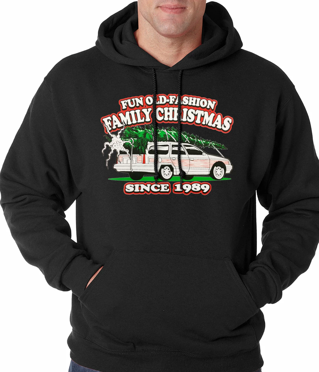 Bewild Fun Old-Fashioned Family Christmas Since 1989 Adult Hoodie Holiday Prints 4 Bewild Fun Old-Fashioned Family Christmas Since 1989 Adult Hoodie Holiday Prints