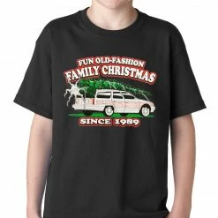 Bewild Fun Old-Fashioned Family Christmas Since 1989 Kids T-shirt Holiday Prints