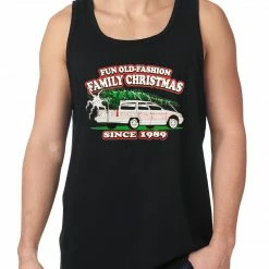 Bewild Fun Old-Fashioned Family Christmas Since 1989 Tank Top Holiday Prints
