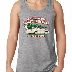 Bewild Fun Old-Fashioned Family Christmas Since 1989 Tank Top Holiday Prints