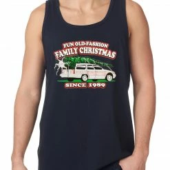 Bewild Fun Old-Fashioned Family Christmas Since 1989 Tank Top Holiday Prints