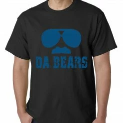 Bewild Sport Inspiration Funny "Da Bears" Sunglasses & Mustache Mens T-shirt 10 Bewild Sport Inspiration Funny