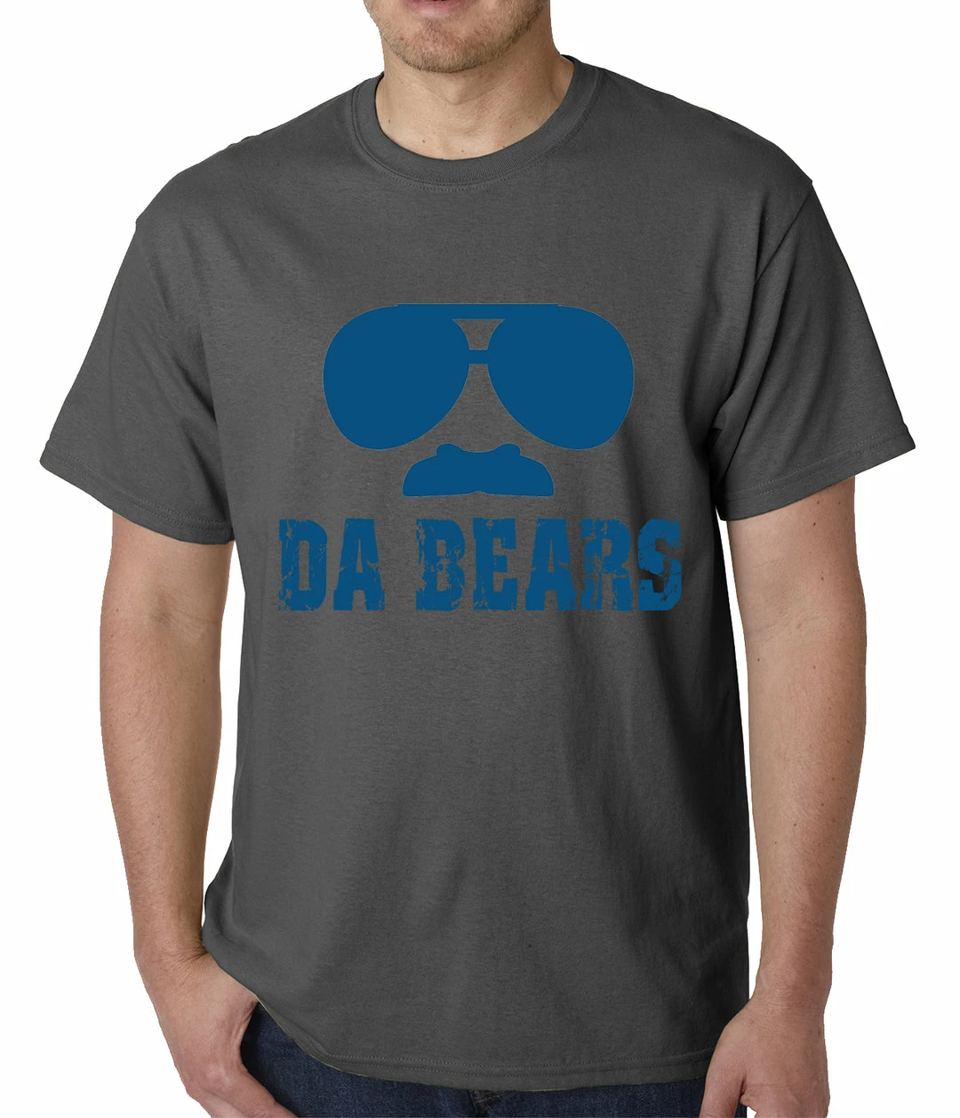 Bewild Sport Inspiration Funny "Da Bears" Sunglasses & Mustache Mens T-shirt 5 Bewild Sport Inspiration Funny "Da Bears" Sunglasses & Mustache Mens T-shirt