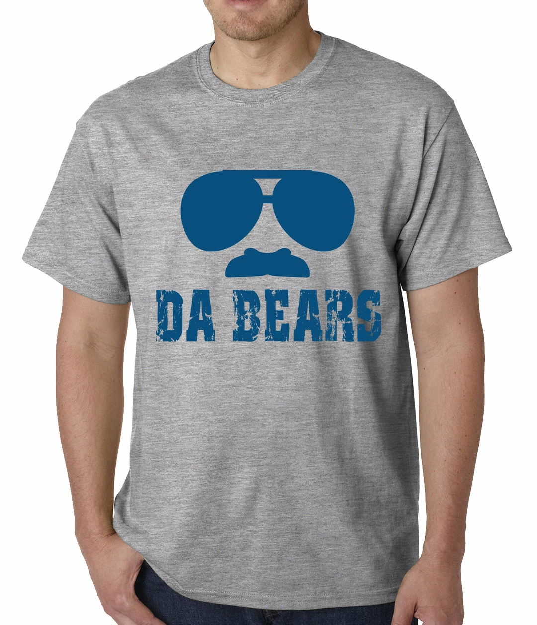 Bewild Sport Inspiration Funny "Da Bears" Sunglasses & Mustache Mens T-shirt 6 Bewild Sport Inspiration Funny "Da Bears" Sunglasses & Mustache Mens T-shirt