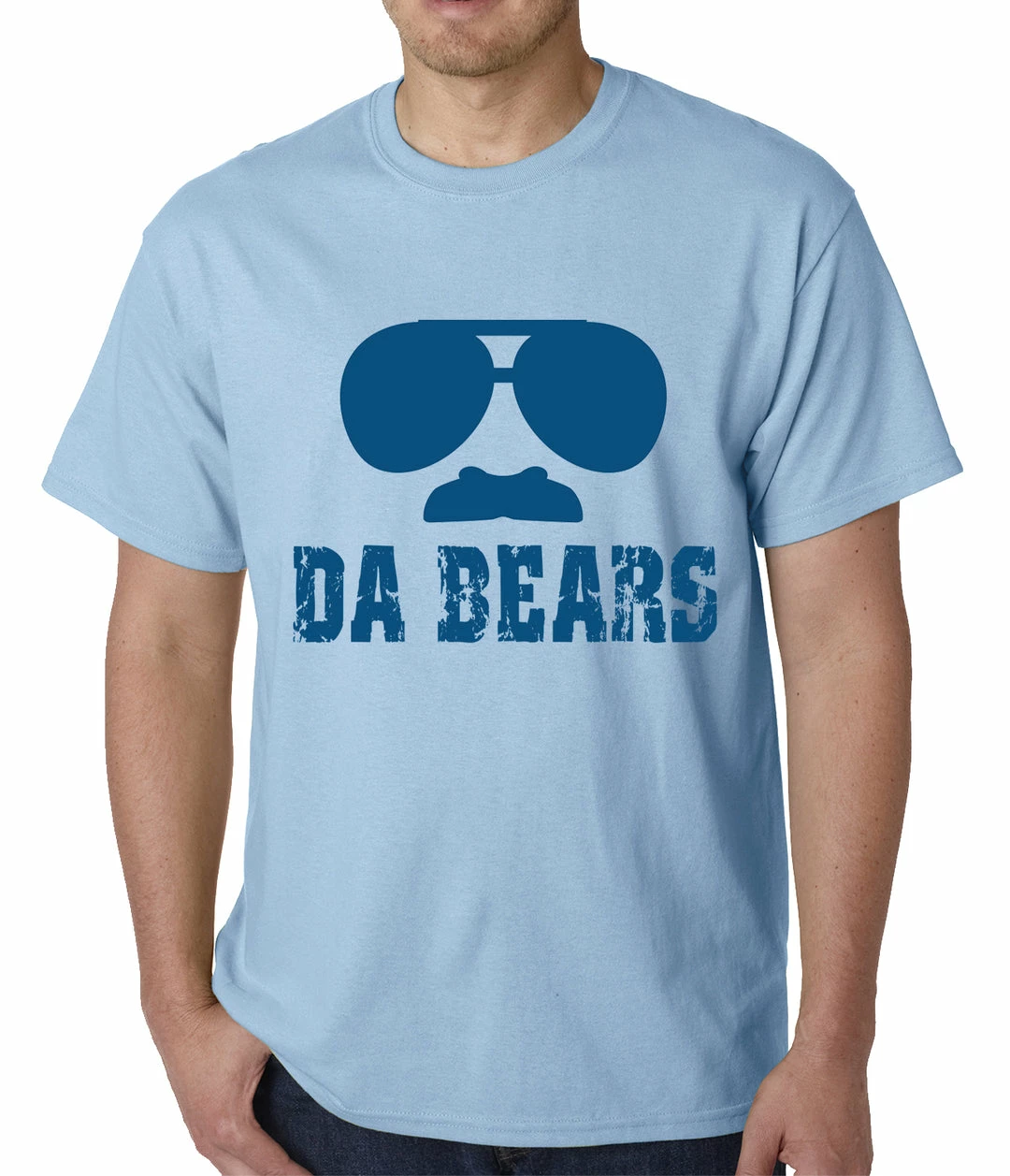 Bewild Sport Inspiration Funny "Da Bears" Sunglasses & Mustache Mens T-shirt 7 Bewild Sport Inspiration Funny "Da Bears" Sunglasses & Mustache Mens T-shirt
