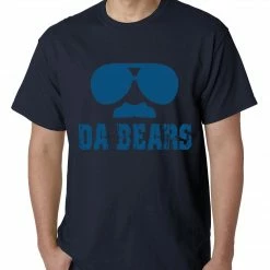 Bewild Sport Inspiration Funny "Da Bears" Sunglasses & Mustache Mens T-shirt 14 Bewild Sport Inspiration Funny