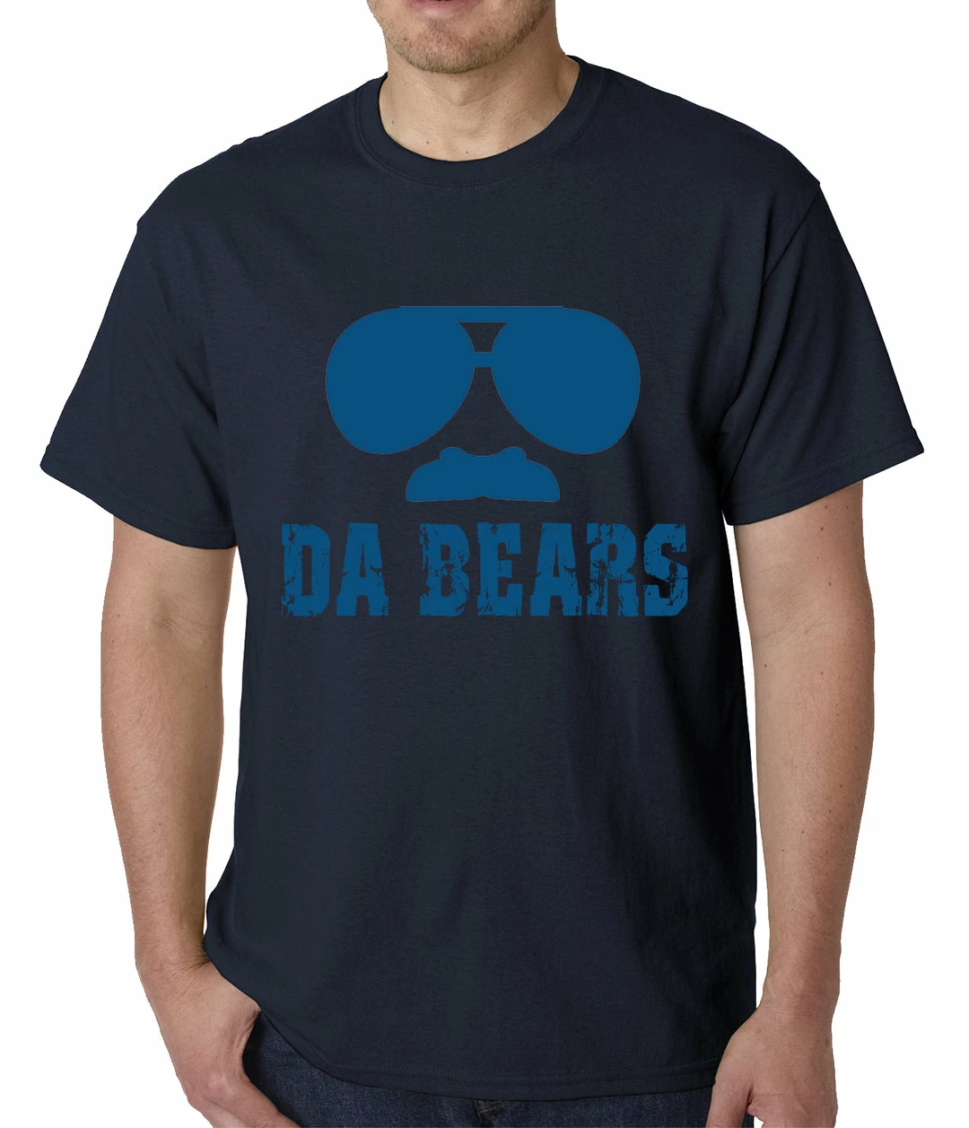 Bewild Sport Inspiration Funny "Da Bears" Sunglasses & Mustache Mens T-shirt 8 Bewild Sport Inspiration Funny "Da Bears" Sunglasses & Mustache Mens T-shirt