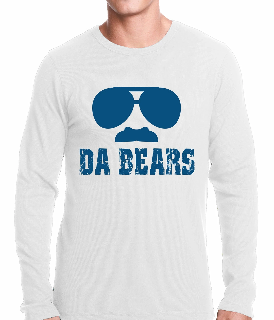 Bewild Funny "Da Bears" Sunglasses & Mustache Thermal Shirt Sport Inspiration 3 Bewild Funny "Da Bears" Sunglasses & Mustache Thermal Shirt Sport Inspiration