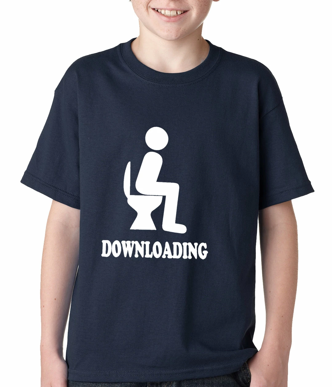 Bewild Funny Downloading Poop Kids T-shirt 8 Bewild Funny Downloading Poop Kids T-shirt