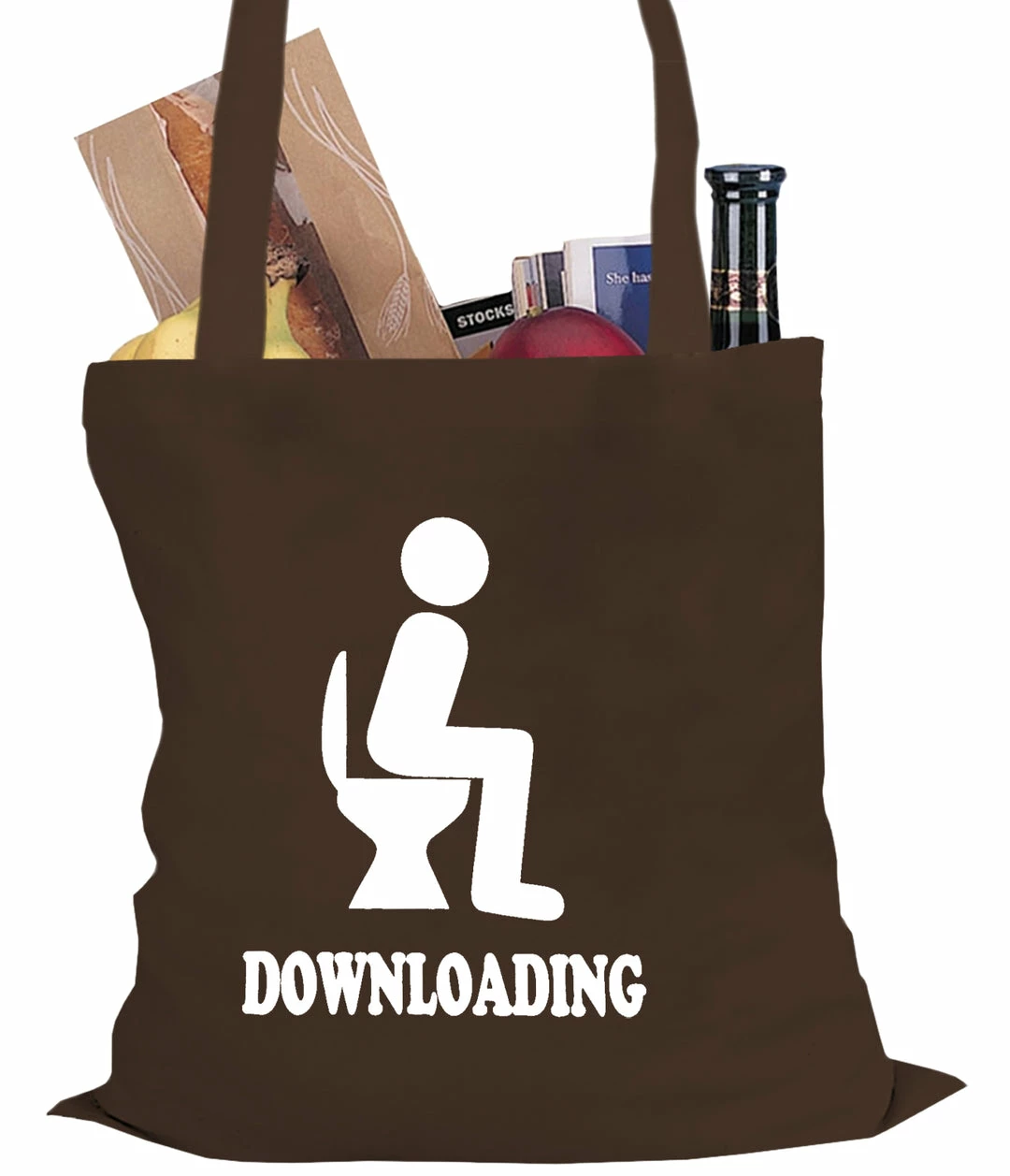 Bewild Funny Downloading Poop Tote Bag Cool Funny & Offensive 4 Bewild Funny Downloading Poop Tote Bag Cool Funny & Offensive