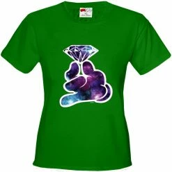 Bewild Galaxy Cartoon Hand Holding Diamond Girl's T-Shirt 18 Bewild Galaxy Cartoon Hand Holding Diamond Girl's T-Shirt