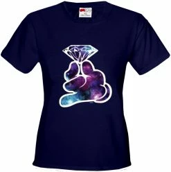 Bewild Galaxy Cartoon Hand Holding Diamond Girl's T-Shirt 20 Bewild Galaxy Cartoon Hand Holding Diamond Girl's T-Shirt