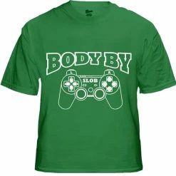 Bewild Gamer Shirts - Body By Slob Men's T-Shirt Cool Funny & Offensive