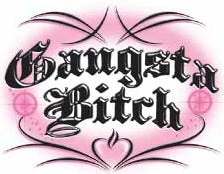 Bewild Gangsta Bitch Girls T-Shirt Cool Funny & Offensive
