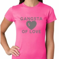 Bewild Gangsta Of Love Heart Teardrop Girls T-shirt Cool Funny & Offensive 11 Bewild Gangsta Of Love Heart Teardrop Girls T-shirt Cool Funny & Offensive