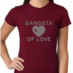 Bewild Gangsta Of Love Heart Teardrop Girls T-shirt Cool Funny & Offensive 12 Bewild Gangsta Of Love Heart Teardrop Girls T-shirt Cool Funny & Offensive